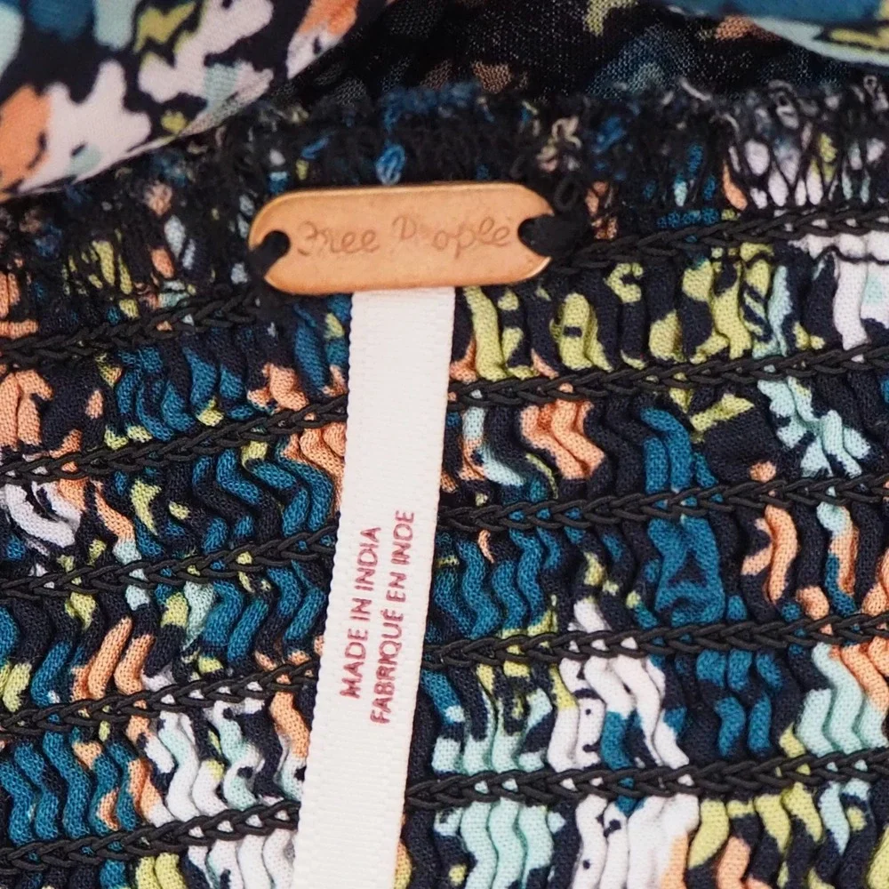 Free People Pretty Dayz 2‎ Pc Maxi Skirt Set XS Dainty Floral Boho Festival